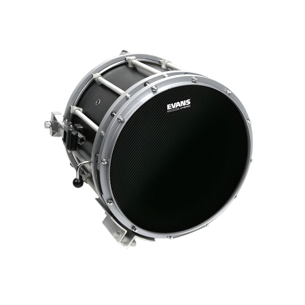 EVANS SB14MHB 14" Hybrid Black Marching Snare Drum Head