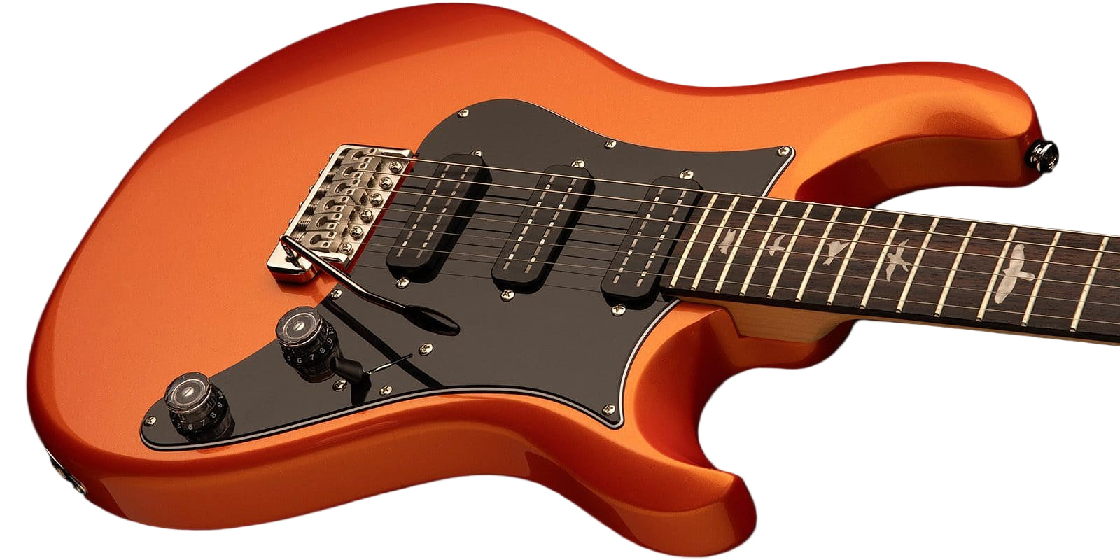 PRS 113614MO SE NF3 Double Cut Electric Guitar (Metallic Orange)