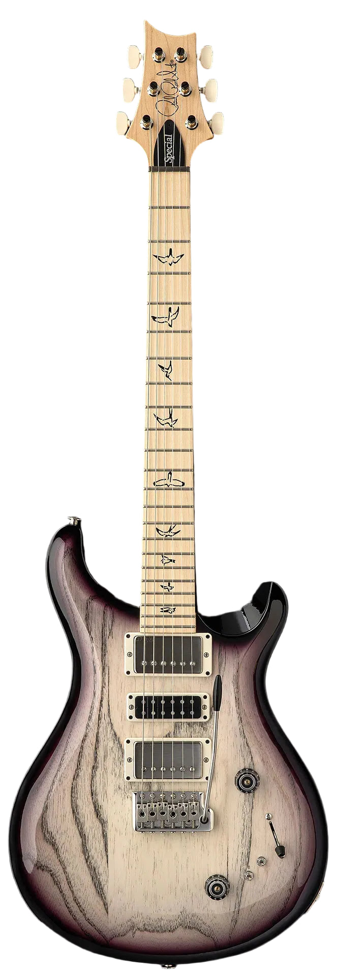 PRS 11540135 S2 Series Swamp Ash Special Maple Double Cut Electric Guitar (Mulberry Smokeburst)