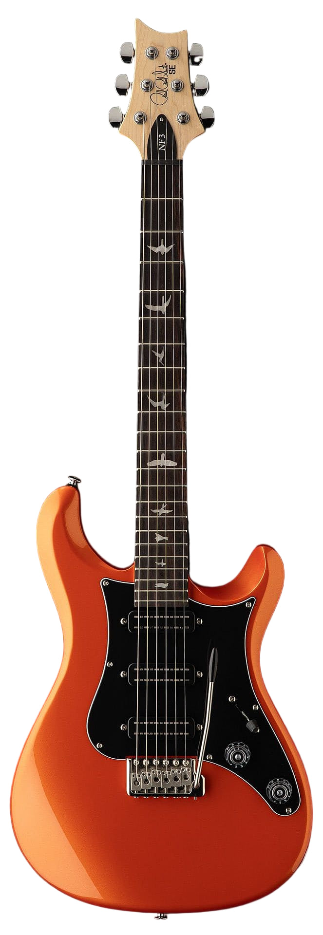 PRS 113614MO SE NF3 Double Cut Electric Guitar (Metallic Orange)