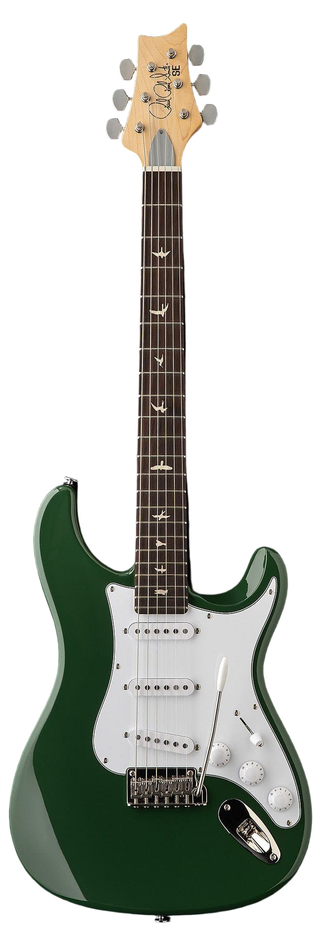 PRS 1096394R SE Silver Sky Double Cut Electric Guitar (Laurel Green)