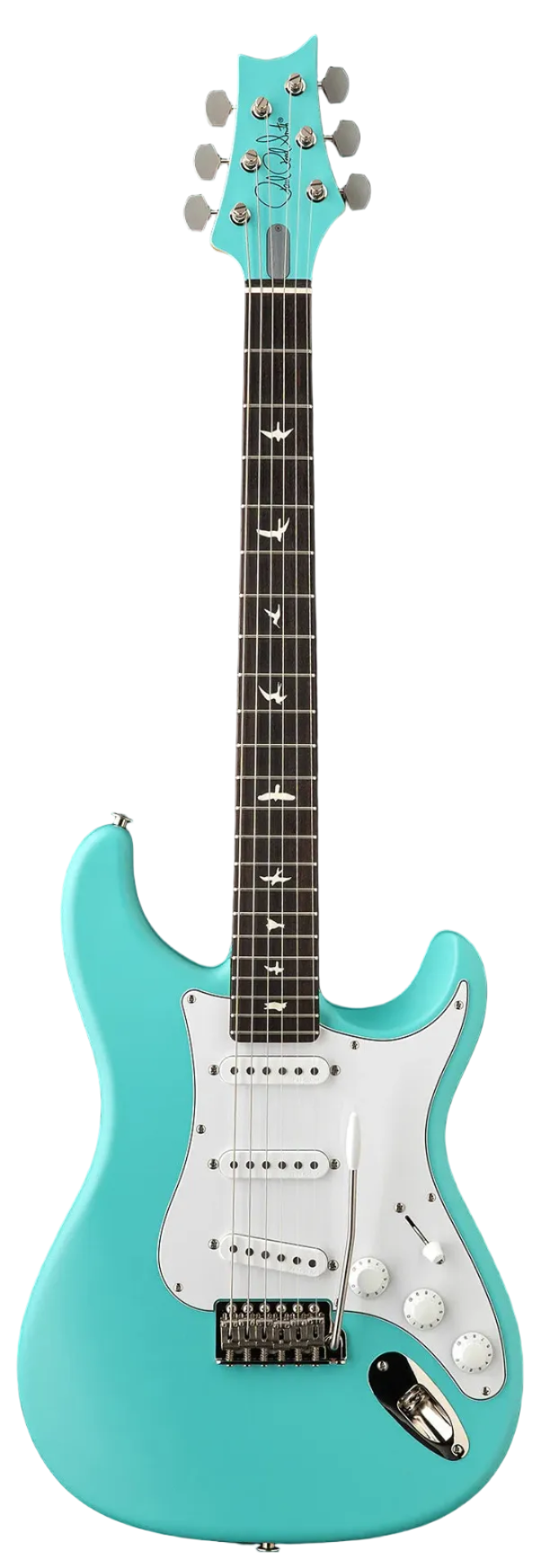 PRS 117549JY Limited Edition Silver Sky Double Cut Electric Guitar (Wild Blue)