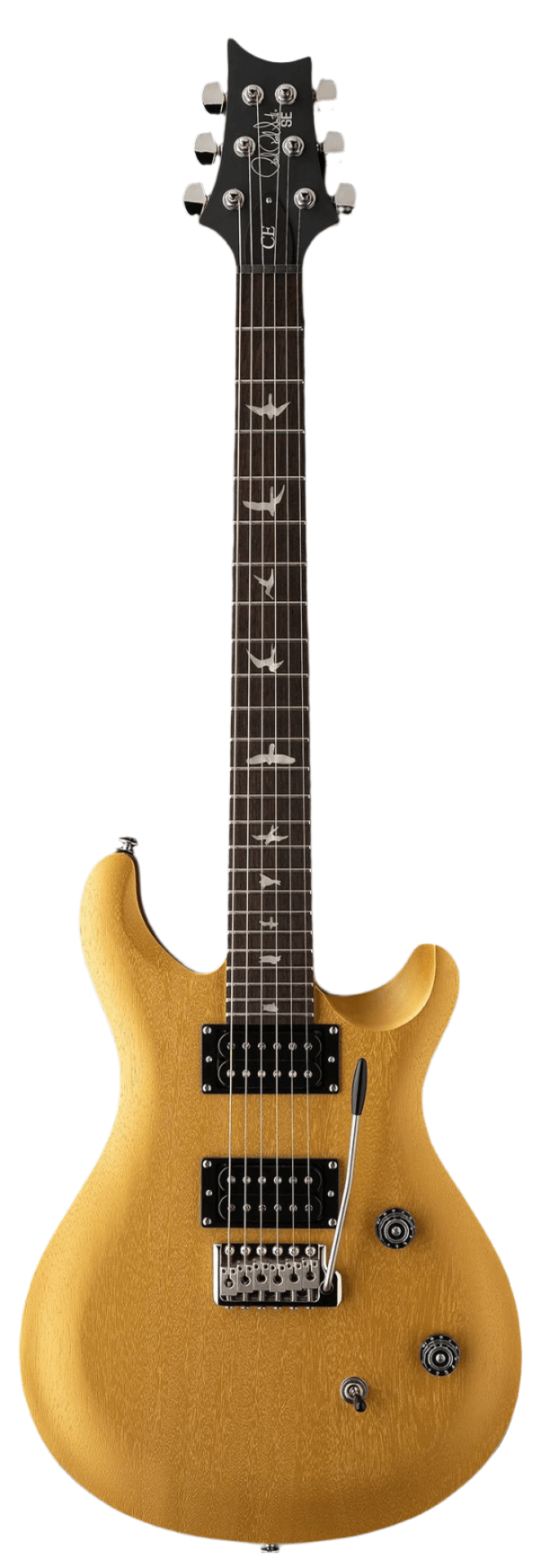 PRS 113130MD SE CE24 Standard Satin Double Cut Electric Guitar ( Metallic Gold ) - Ray's Midbell Music