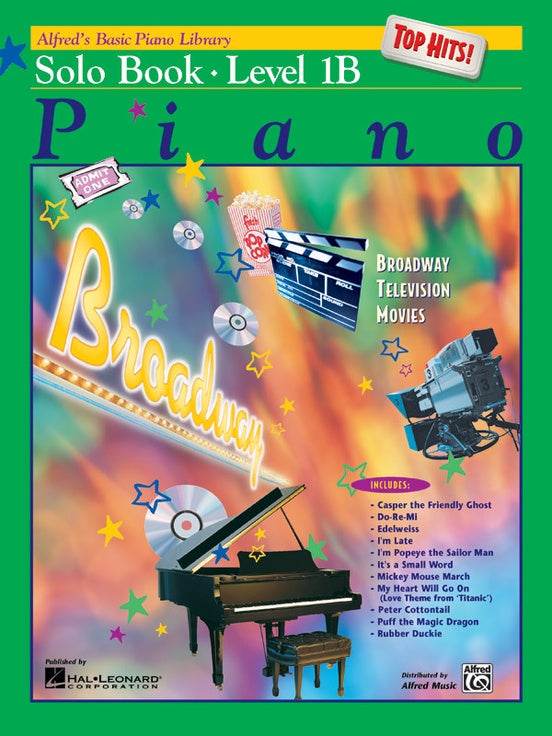 ALFRED 0016496 Alfred's Basic Piano Library: Top Hits! Solo Book 1B - Ray's Midbell Music