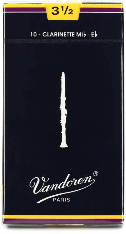 VANDOREN CR1135 #3.5 Eb Clarinet Reeds, Box of 10 - Ray's Midbell Music