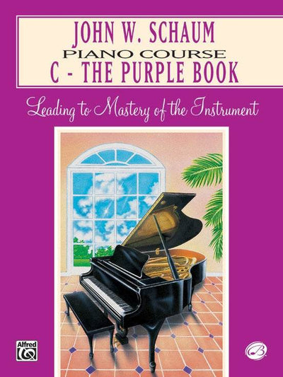 ALFRED 00-EL00168A John W. Schaum Piano Course, C: The Purple Book [Piano] - Ray's Midbell Music