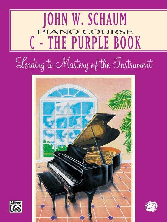 ALFRED 00-EL00168A John W. Schaum Piano Course, C: The Purple Book [Piano] - Ray's Midbell Music
