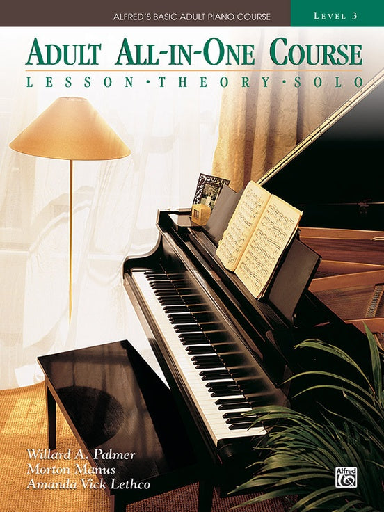 ALFRED 0014540 Alfred's Basic Adult All-in-One Course, Book 3 [Piano]