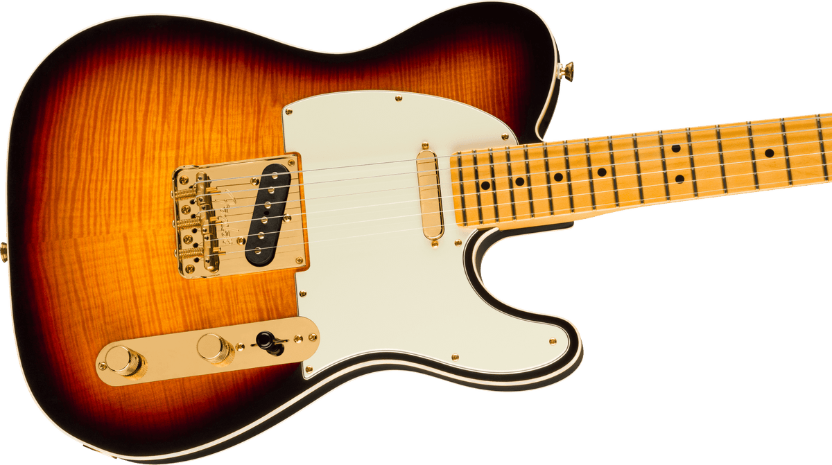 FENDER 0171022703 75th Anniversary American Professional Custom Telecaster Electric Guitar w/ Case ( 2 - Color Sunburst) - Ray's Midbell Music