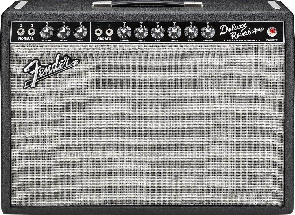 FENDER 0217400000 65' Deluxe Reverb 22 Watt 1x12 Tube Amplifier w/ Footswitch and Cover - Ray's Midbell Music