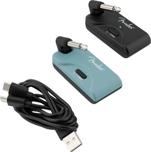 FENDER 0239780001 Telepath Wireless System (Mystic Ice Blue & Black) - Ray's Midbell Music