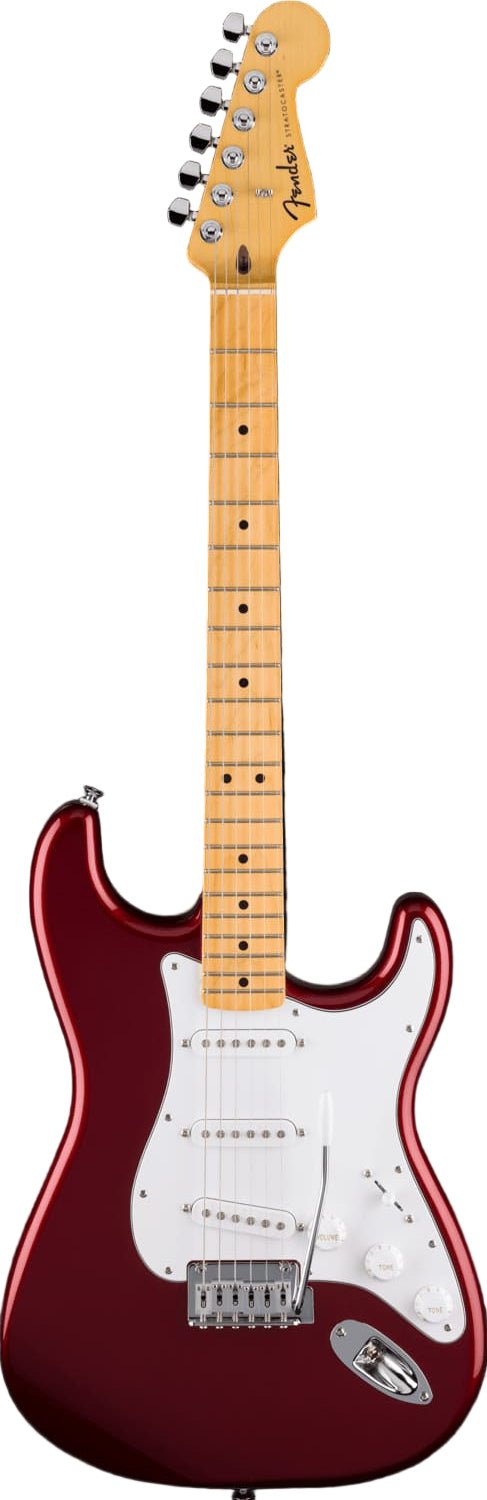 FENDER 0266220571 Standard Series Stratocaster Electric Guitar with Maple Fingerboard (Candy Cola) - Ray's Midbell Music