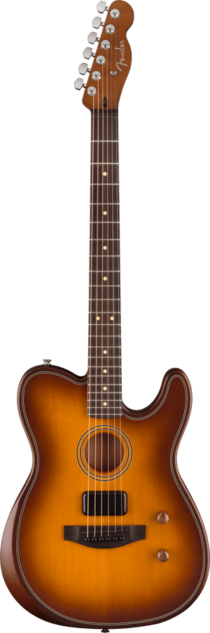 FENDER 0973113542 Acoustasonic Standard Series Telecaster Hybrid Guitar (Honey Burst) - Ray's Midbell Music