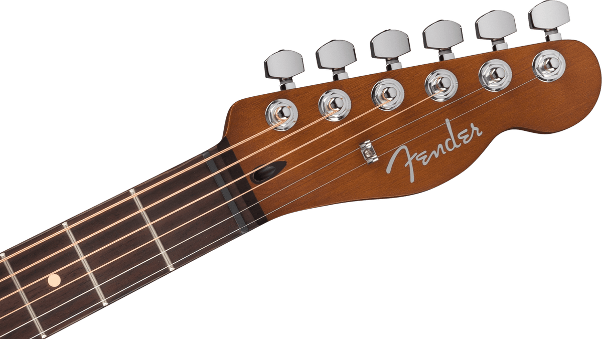 FENDER 0973113542 Acoustasonic Standard Series Telecaster Hybrid Guitar (Honey Burst) - Ray's Midbell Music