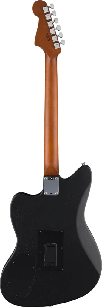 FENDER 0973133506 Acoustasonic Standard Series Jazzmaster Hybrid Guitar ( Black ) - Ray's Midbell Music