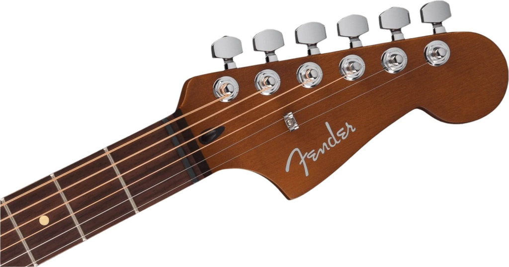 FENDER 0973133506 Acoustasonic Standard Series Jazzmaster Hybrid Guitar ( Black ) - Ray's Midbell Music