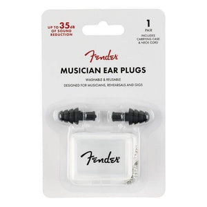 FENDER 0990542000 Musician Series Ear Plugs, Black - Ray's Midbell Music