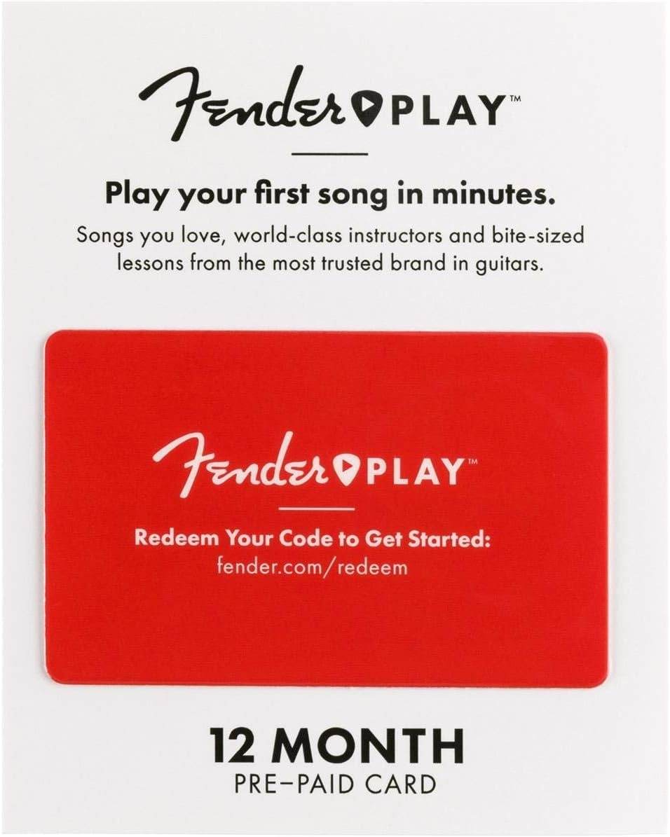 FENDER 6212700001 Fender Play 12 Month Subscription Prepaid Card - Ray's Midbell Music