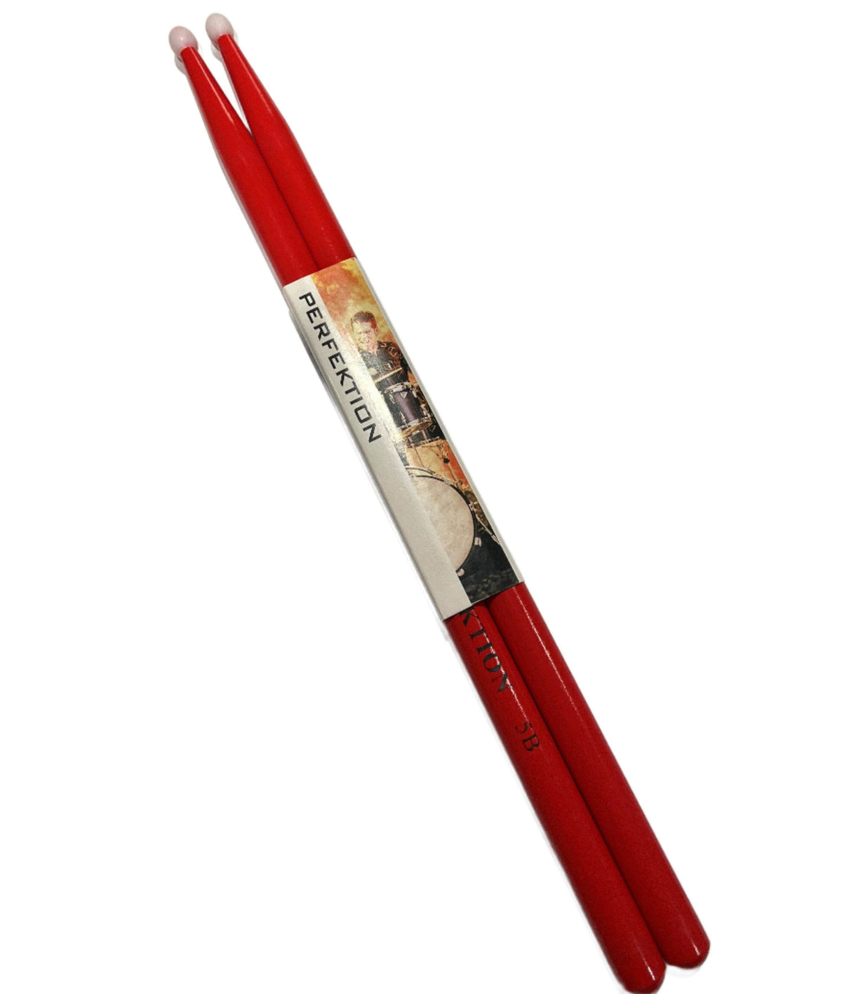 PERFEKTION RED5B 5BN Red Drumsticks - Ray's Midbell Music