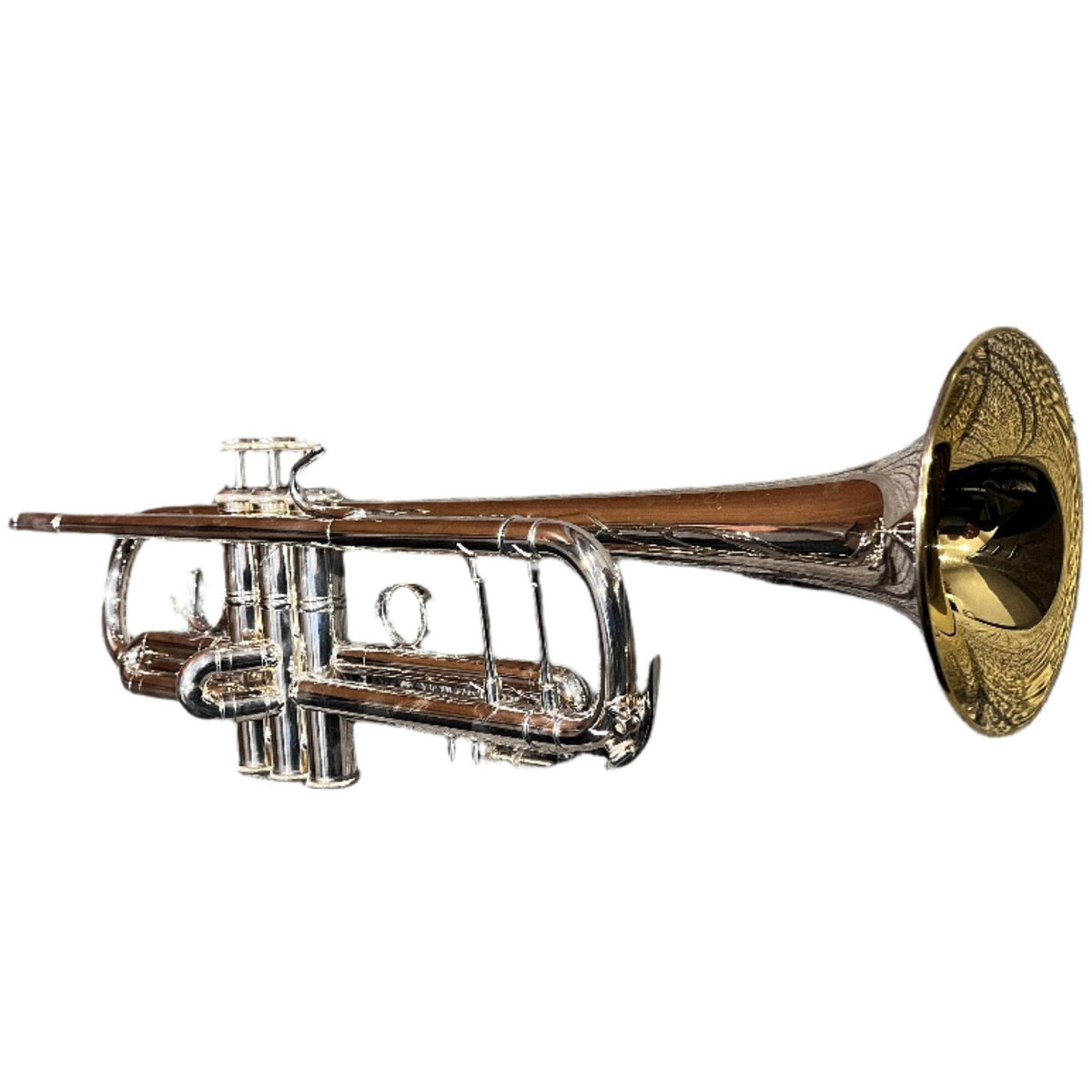 BACH 180S371336 Strad Trumpet, Silver Plated, Gold Plated Inside