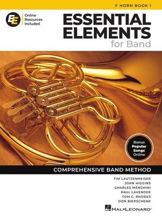 HAL LEONARD 00870253 Essential Elements for Band - F Horn Book 1 with Online Resources - Ray's Midbell Music
