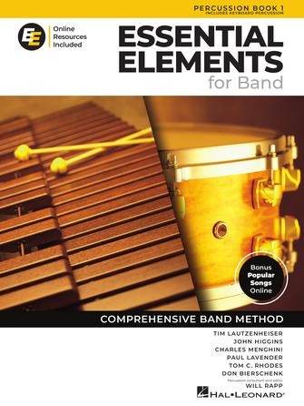HAL LEONARD 00870259 Essential Elements for Band - Percussion Book 1 with Online Resources - Ray's Midbell Music