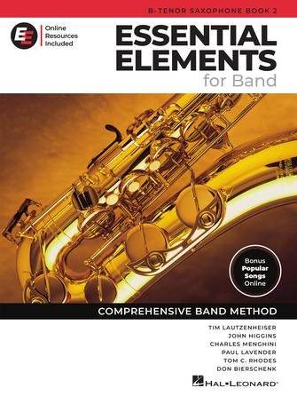HAL LEONARD 00870324 Essential Elements for Band - Bb Tenor Sax Book 2 with EEi - Ray's Midbell Music