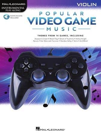 HAL LEONARD 01774854 Popular Video Game Music - Violin Play - Along Book with Online Audio - Ray's Midbell Music