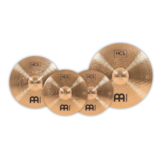 MEINL PERCUSSN HCSB141620 HCS Bronze Complete Cymbal Set 14" Hihat, 16" Crash, 20" Ride