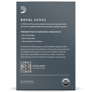 HEMKE RHKP10ASX300 3 Royal Organic Alto Sax Reeds, 10 - Pack - Ray's Midbell Music