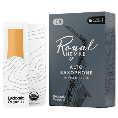 HEMKE RHKP10ASX300 3 Royal Organic Alto Sax Reeds, 10 - Pack - Ray's Midbell Music