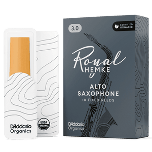 HEMKE RHKP10ASX300 3 Royal Organic Alto Sax Reeds, 10 - Pack - Ray's Midbell Music