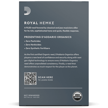 HEMKE RHKP10ASX305 3+ Royal Organic Alto Sax Reeds, 10 - Pack - Ray's Midbell Music