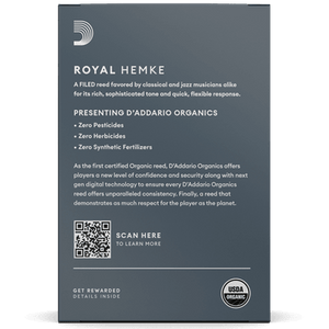 HEMKE RHKP10ASX305 3+ Royal Organic Alto Sax Reeds, 10 - Pack - Ray's Midbell Music