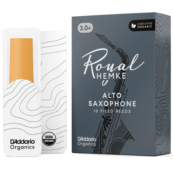 HEMKE RHKP10ASX305 3+ Royal Organic Alto Sax Reeds, 10 - Pack - Ray's Midbell Music