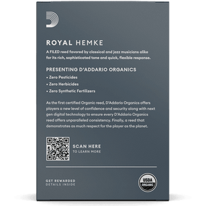 HEMKE RHKP10SSX350 3.5 Royal Organic Soprano Sax Reeds, 10 - Pack - Ray's Midbell Music