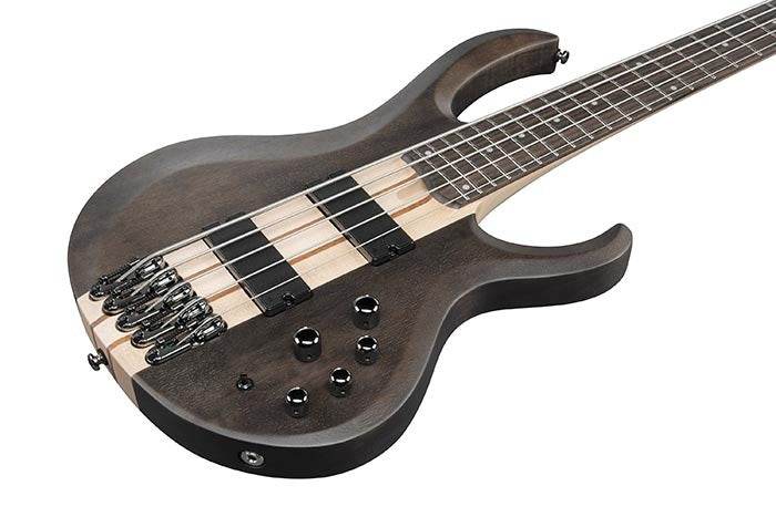 Ibanez BTB605TGF BTB Standard 5 - String Electric Bass Guitar (Transparent Grey Flat) - Ray's Midbell Music