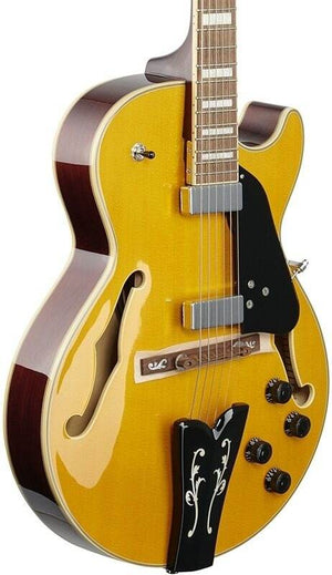 Ibanez GB10EMAA George Benson Signature Hollowbody Electric Guitar (Antique Amber) - Ray's Midbell Music