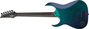 Ibanez RG631ALFBCM Axion Label Series RG Style Double Cut Electric Guitar (Blue Chameleon) - Ray's Midbell Music