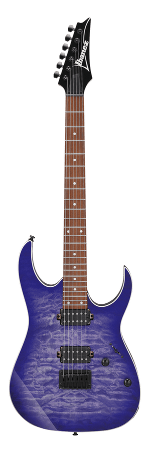 Ibanez Standard Series Double Cut Electric Guitar (Cerulean Blue Burst) - RG421QMCBB - Ray's Midbell Music