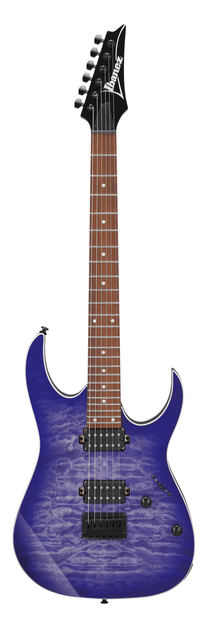 Ibanez Standard Series Double Cut Electric Guitar (Cerulean Blue Burst) - RG421QMCBB - Ray's Midbell Music
