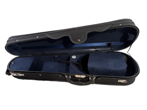 CEDAR MUSIC CORP CMVLNCASE44 4/4 Wood Violin Case, Blue Interior