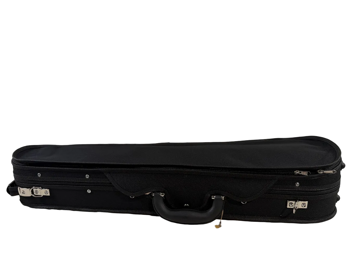 CEDAR MUSIC CORP CMVLNCASE44 4/4 Wood Violin Case, Blue Interior