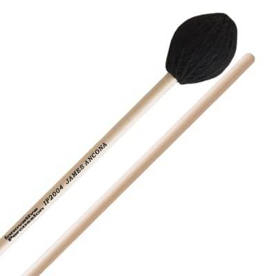 INN. PERCUSSION IP2004 Hard Marimba Mallets, Black Yarn, Birch - Ray's Midbell Music