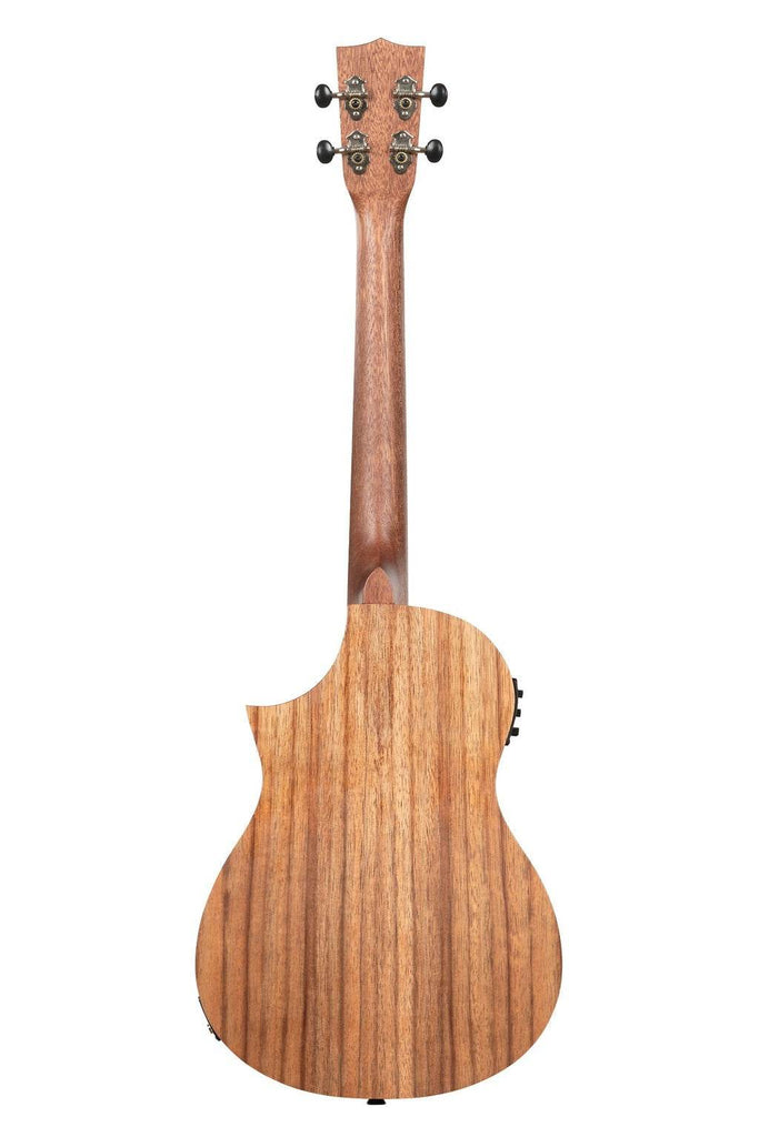 KALA KATKBCE Baritone Teak Tri - Top Ukulele w/ Cutaway & EQ Ukulele - Ray's Midbell Music
