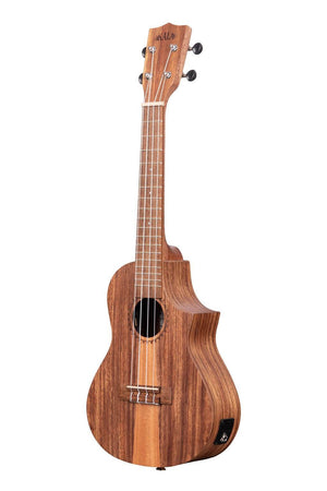 KALA KATKCCE Concert Teak Tri - Top Ukulele w/ Cutaway & EQ Ukulele - Ray's Midbell Music