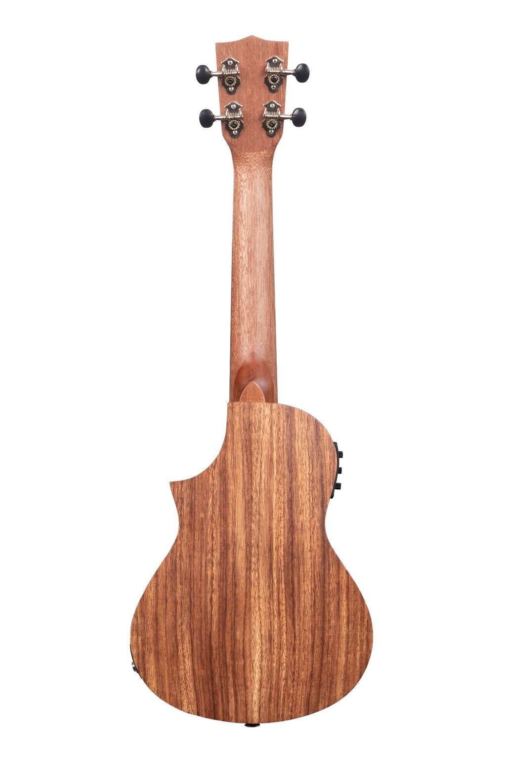 KALA KATKCCE Concert Teak Tri - Top Ukulele w/ Cutaway & EQ Ukulele - Ray's Midbell Music