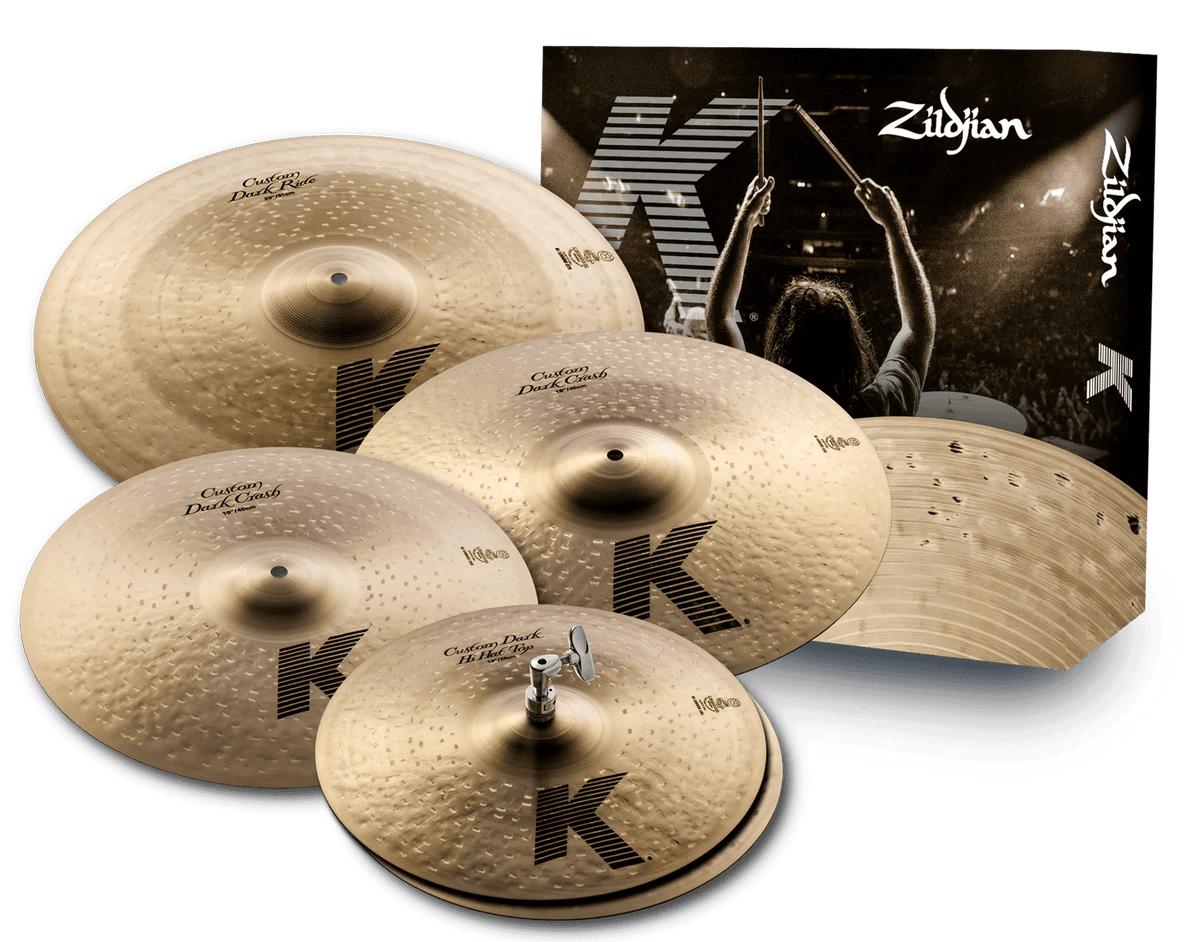 ZILDJIAN KCD900 K Custom Dark Cymbal Pack - Ray's Midbell Music