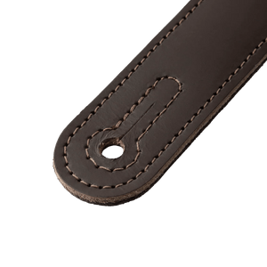 LEVY'S M26PDDBRACO Dark Brown Acoustic Leather Guitar Strap - Ray's Midbell Music