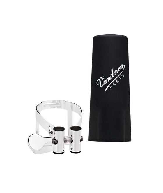 VANDOREN LC51SP M/O Series Bb Clarinet Silver Ligature & Plastic Cap Set